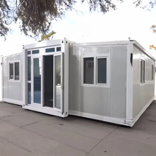 Blocchi di contenitori commerciali con struttura mobile flat pack per casa container con 3 camere da letto per la costruzione di case container espandibili