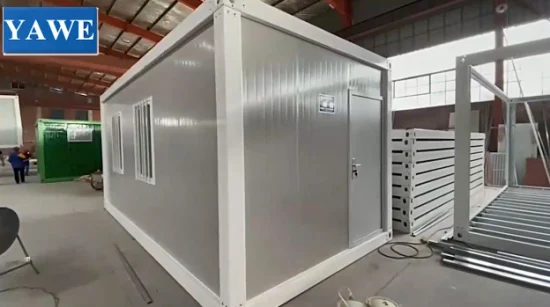Contenitore portatile modulare prefabbricato per alloggi per uffici, campeggio, spedizione, contenitore flat pack per le Filippine